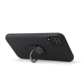 Pikkukuva 7 / 9: Samsung Galaxy A12 Ring Kickstand Soft Hybrid Case with Metal Sheet Black