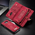 Pikkukuva 6 / 7: CASEME Samsung Galaxy S7 Edge Retro läder Plånboksfodral - Röd Red