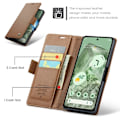Pikkukuva 4 / 10: CASEME Retro Lompakkokotelo Pixel 8a Brown