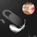Miniatyrbillede 5 af 9: WebCam Cover Shutter Camera WebCam Slider Privacy Sticker Black