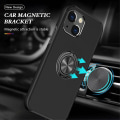 Miniatyrbild 2 av 7: iPhone 14 Hybrid skal med Finger Ring - Svart Svart