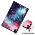 Pikkukuva 4 / 6: Tri-fold Stand Case for Huawei MatePad T8 - Galaxy Pink