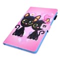 Miniatyrbillede 4 af 8: For Samsung Galaxy Tab A9 Flip Stand Case PU Leather Pattern Tablet Cover Multicolor