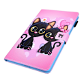 Pikkukuva 4 / 8: Samsung Galaxy Tab A9 Flip Stand Case PU Leather Pattern Tablet Cover Multicolor