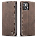 Miniatyrbillede 1 af 7: CASEME Retro tegnebog taske til iPhone 13 Pro - Kaffe Brown