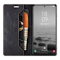 Miniatyrbilde 10 av 11: AUTSPACE A01 Retro Lommebokveske for Samsung Galaxy S23+ (Plus) - Svart Black