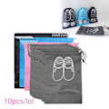 Miniatyrbillede 3 af 10: 10 stk Sko opbevaringstaske Garderobe Sko Lomme - L/32*44cm Grey