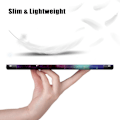 Pikkukuva 11 / 11: Kolminkertainen telinekotelo Samsung Galaxy Tab S6 Lite -puhelimelle - Galaxy Black