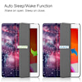 Pikkukuva 7 / 8: Apple iPad 10.2 Kolmintaitettava tabletin suojakotelo - Tähtitaivas Multicolor