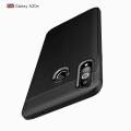 Pikkukuva 2 / 11: Litchi Texture Soft TPU Case for Samsung Galaxy A20s - Black Black