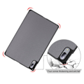 Pikkukuva 7 / 9: Kolminkertainen jalustan kansi Lenovo Tab P11 Pro TB-J706F - Harmaa Grey