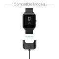 Miniatyrbild 9 av 9: Amazfit Bip Lite A1915/ Bip A1608 USB Laddningskabel Svart