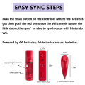 Pikkukuva 2 / 6: Yhteensopiva Wii Controller Set Motion Plus, Bulk Red kanssa Red
