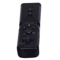 Miniatyrbillede 4 af 6: 2-i-1 kompatibel med Wii Controller Motion Plus Black Black