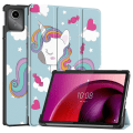Miniatyrbilde 1 av 7: For Lenovo Tab M11 Trifold Stativdeksel - Hest Multicolor
