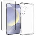 Miniatyrbillede 1 af 4: Til Samsung Galaxy A36 5G TPU Cover med Hærdet Glas Skærmbeskyttelse Transparent