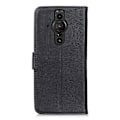 Miniatyrbillede 4 af 9: KHAZNEH Wallet Stand Case for Sony Xperia Pro-1 - Black Black