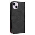 Miniatyrbillede 4 af 9: Til iPhone 15 Plus KT Series-1 Dobbeltfarvet etui Black