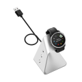 Miniatyrbillede 3 af 10: Til Garmin Venu 3 Venu 3S Vivoactiv 5 oplader opladningsdock Silver