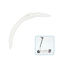 Miniatyrbild 3 av 5: Framskärm / Mudguard till Xiaomi Mijia M365 / M365 Pro - Vit Vit