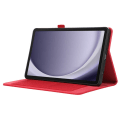 Miniatyrbillede 3 af 6: Samsung Galaxy Tab A9+ Tabletetui Dækstofstruktur Red