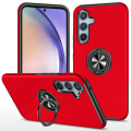 Miniatyrbilde 1 av 7: Samsung Galaxy A55 Finger Ring Kickstand Hybrid Case Red