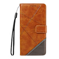 Miniatyrbild 3 av 9: Plånboksfodral till iPhone 16e - Geometric Line Brun