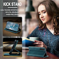 Miniatyrbilde 6 av 11: CASEME Retro Lommebokveske for Samsung Galaxy S23 - Blå Blue