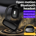 Miniatyrbillede 9 af 10: Single Ear Hook Hovedtelefon Bluetooth 5.4 Stereo - Sort Black