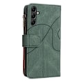Miniatyrbillede 10 af 10: KT Multifunktion Series-5 Til Samsung Galaxy A14 Telefontaske - Grøn Green