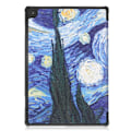 Miniatyrbilde 5 av 9: Trefoldelig veske til Lenovo Tab M10 FHD REL TB-X605FC - Oljemaleri Multicolor