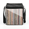 Miniatyrbillede 2 af 11: Etui kan rumme op til 50 vinylplader LP-disc arrangør Black