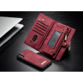 Pikkukuva 7 / 8: CASEME Detachable 2-in-1 Multi-slot Case for iPhone X / XS - Red Red