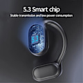 Pikkukuva 11 / 11: Bluetooth 5.3 -kuulokkeet Bone Conduction langattomat kuulokkeet Black