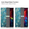 Miniatyrbillede 5 af 9: Trifoldet stativdæksel til Lenovo Tab P11 Pro TB-J706F - Wintersweet Multicolor