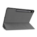 Miniatyrbillede 9 af 9: Trifoldet stativ Smart Taske til Samsung Galaxy Tab S7 Plus Grey