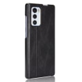 Pikkukuva 4 / 8: Crazy Horse Coated Case for LG Wing 5g - Black Black