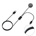 Miniatyrbillede 7 af 11: Samsung Galaxy Watch 5 40 mm 44 mm/Ur 5 Pro 45 mm 2in1 oplader Black
