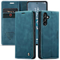 Pikkukuva 1 / 7: CASEME Retro Lompakkokotelo Samsung Galaxy A54 - Sininen Blue