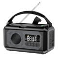 Miniatyrbild 1 av 11: handvev Radio 12000mAh Power Bank Batteri ficklampa Sol laddning Svart