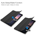 Miniatyrbillede 4 af 7: Trifoldet stativetui til Samsung Galaxy Tab S4 10.5 T830/T835 - Black