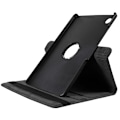 Pikkukuva 2 / 10: Litchi-kotelon pyörivä jalusta Samsung Galaxy Tab A8 10.5 (2021) Black