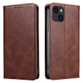 Pikkukuva 1 / 7: Lompakkoteline puhelimen kotelo iPhone 15 Plus -kännykkäsuojukselle - Kahvi Dark brown