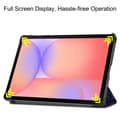 Miniatyrbilde 7 av 8: For Samsung Galaxy Tab S10 Lite / S10 FE / S9 FE Deksel med Mønster og Stativ - Galaxy Multicolor