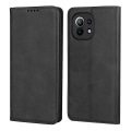 Pikkukuva 1 / 7: Automaattisesti imeytyvä lompakkonahkainen kotelo Xiaomi Mi 11: lle - musta Black