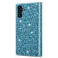 Miniatyrbild 2 av 8: För Samsung Galaxy A26 5G Fodral Stjärnhimmel Graverad Plånboksskydd Blå