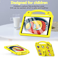 Miniatyrbillede 7 af 7: Apple iPad 10.2 2021 2020 2019 Stødsikker EVA-skumstativskal - Gul Yellow