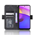 Miniatyrbillede 3 af 9: Wallet Stand Telefontaske til Motorola Moto E20/E30/E40 - Sort Black