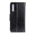 Miniatyrbillede 2 af 9: Sony Xperia 1 II  Textured Split Wallet Case - Black Black