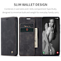 Miniatyrbillede 2 af 6: CASEME Retro Pung Taske til Samsung Galaxy A56 - Sort Black